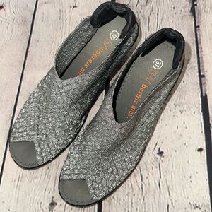 BM Bernie Mev Claire- Silver Booties